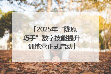 2025年“陇原巧手”数字技能提升训练营正式启动