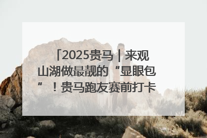 2025贵马｜来观山湖做最靓的“显眼包”！贵马跑友赛前打卡点燃奔跑热情