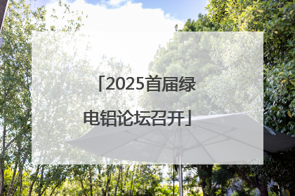 2025首届绿电铝论坛召开